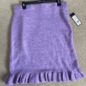 NWT BCBG Purple Knit Skirt
